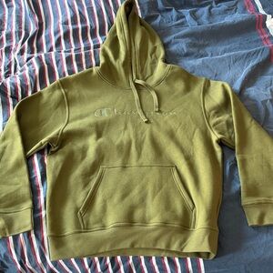 Champion Khaki Green Hoodie